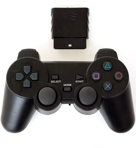 

For SONY PS2 Wireless Controller Bluetooth Gamepad For Play Station 2 Joystick Console For Dualshock 2 Transparent Color Gamepad
