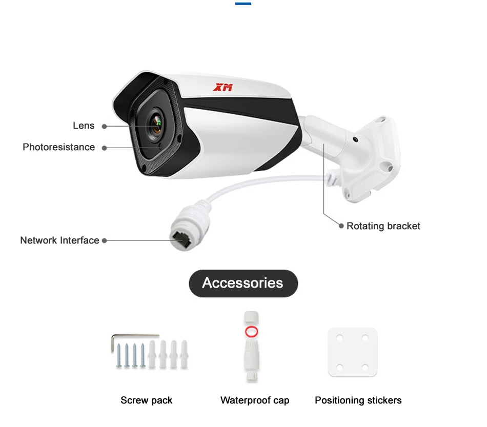 Пульт дистанционного управления XM оригинальный наружный металлический Hi3520D H.264 +