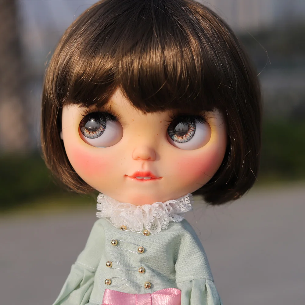 

Кукла neo Blyth NBL 1/6 BJD на заказ, кукла с большими глазами, шарнирная кукла с париком, с надувкой и спящими глазами, девушка 2.14.1