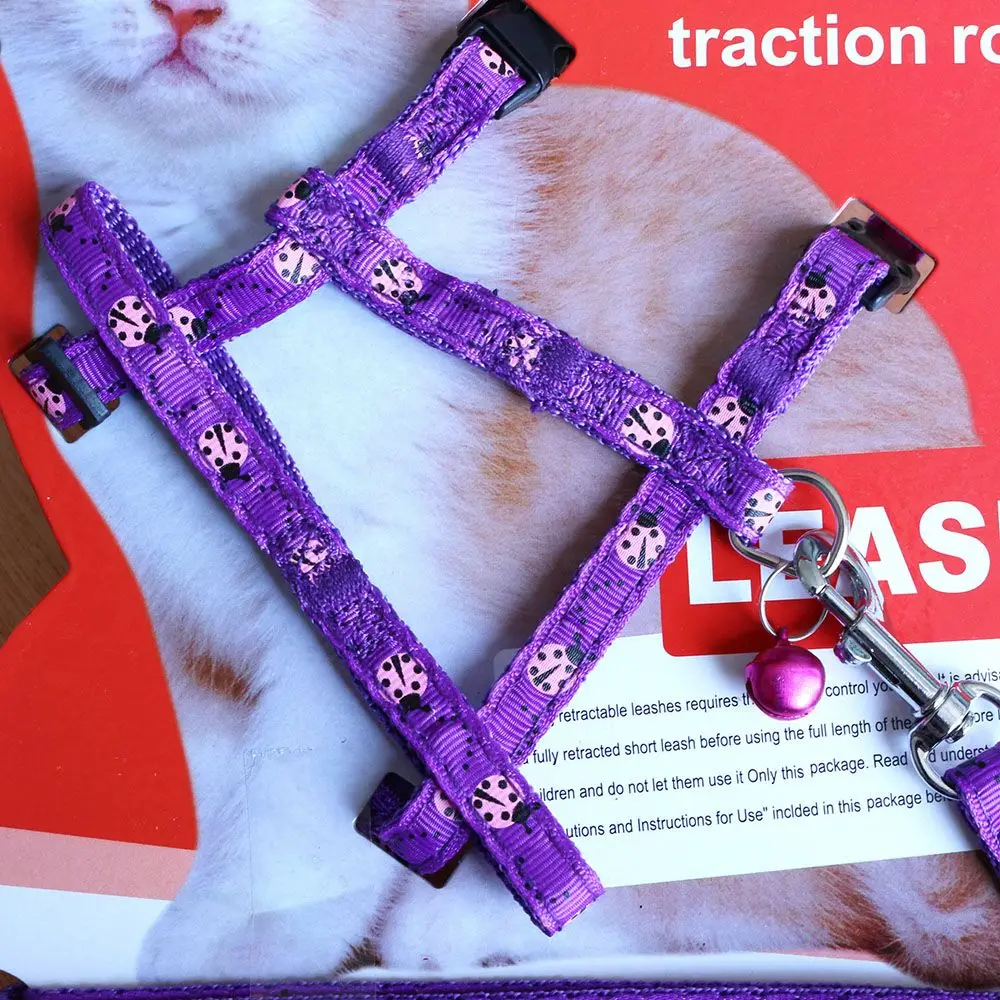 Поводки для котов свинцовый поводок кошек прогулок на улице и одежда домашних