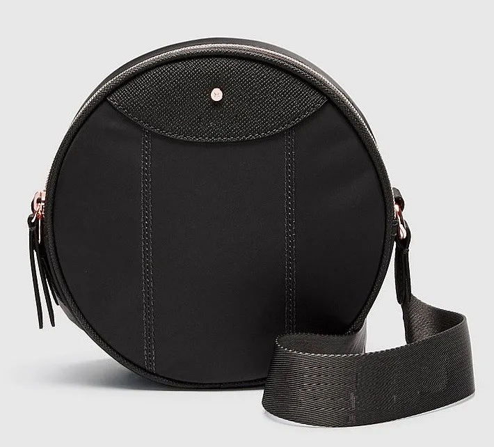 

BLACK ROSEGOLD VISTA CIRCLE CROSS BODY BAG