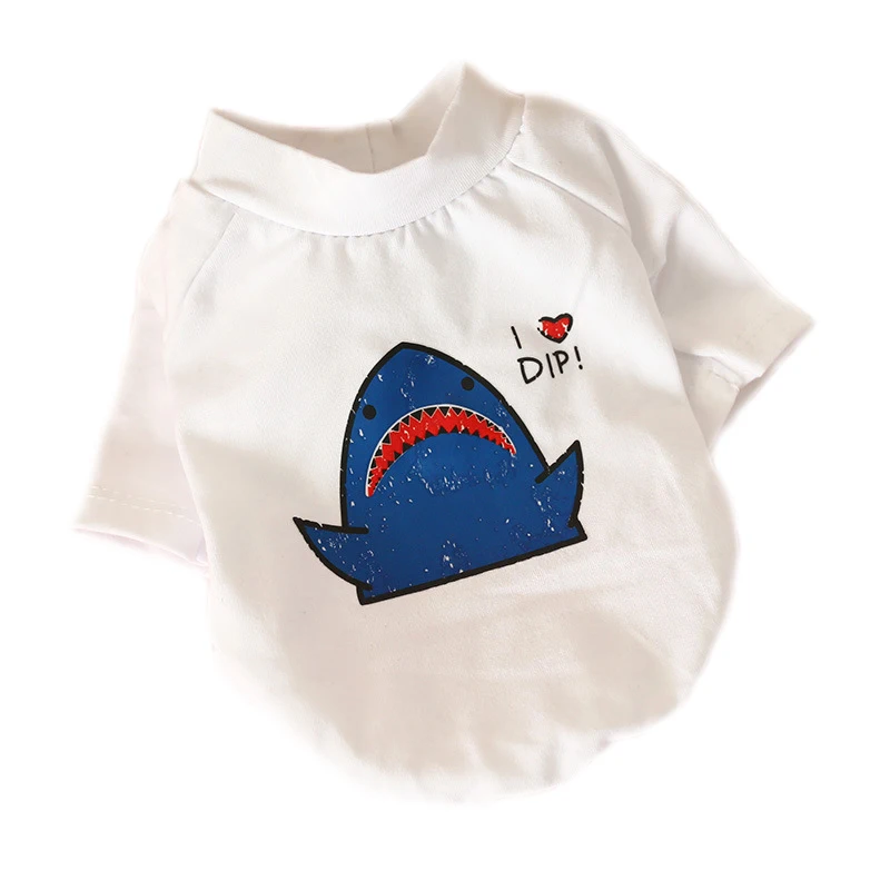 Милая Одежда для собак маленьких летняя одежда щенков рубашка зимняя теплая