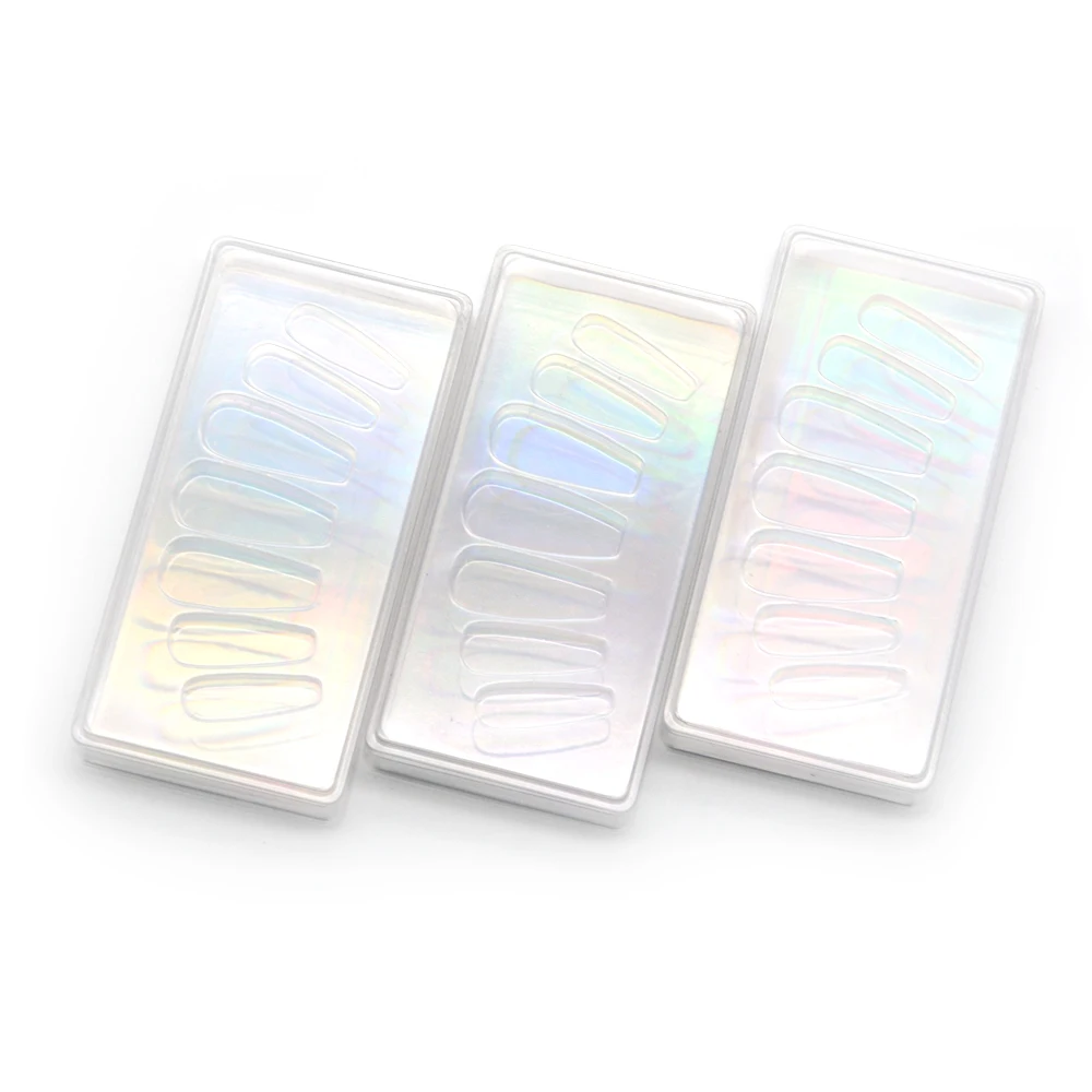 

Press On Nail Packaging Box Bulk Package Wholesale 10/20/30 Empty False Nail Tips Cases Boxes With Trays