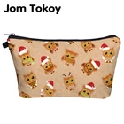 Jom Tokoy косметичка, дорожная сумка, рождественский подарок, косметичка, органайзер, женская косметичка hzb1020