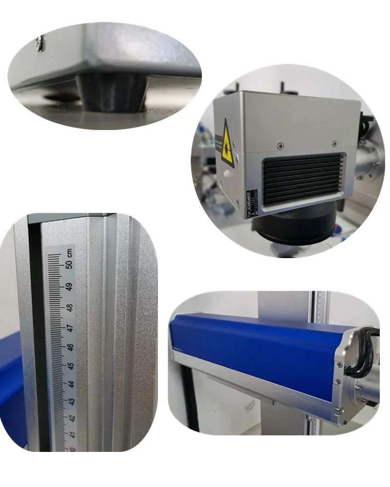 30W split fiber laser marking machine metal engraver Nameplate /laser printer stainless steel | Инструменты