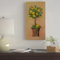 wall art poster hd botanical potted lemon tree prints modular pictures canvas painting home decoration for living room no frame