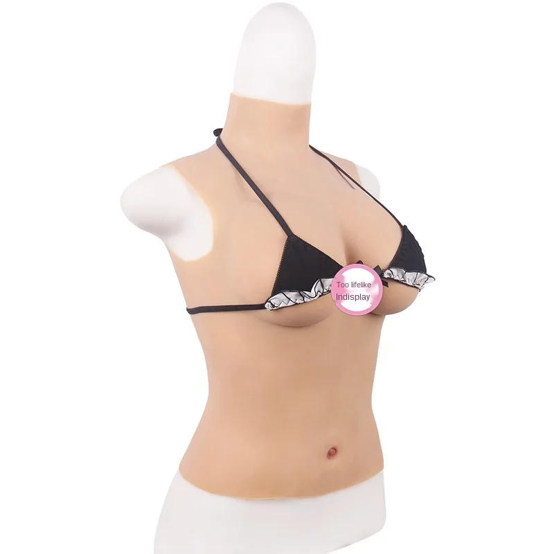 C\D Cup Breast Real Touch Imitation Breasts Pseudo Mother Cross-dressing Bust Fake Breast Silicone Transformation Fake Breast