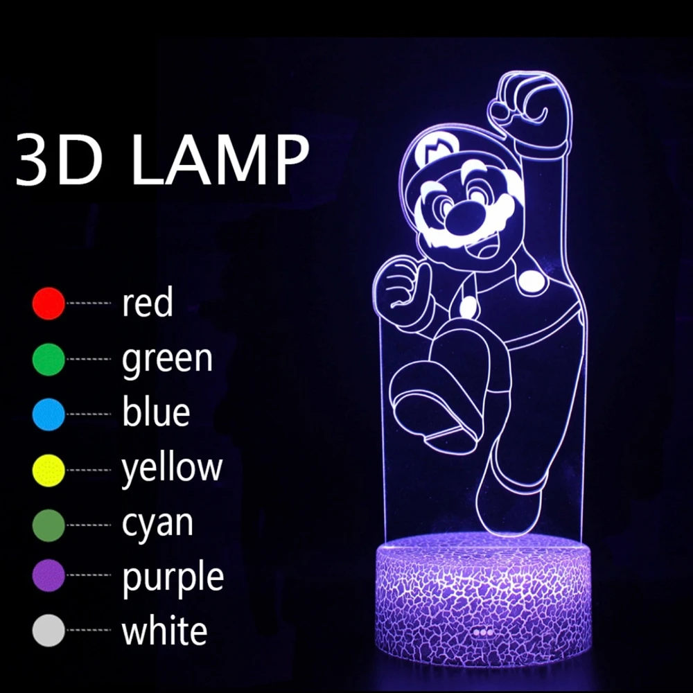 Для детских игрушек подарок 3d ночсветильник лампа для моделирования USB интерфейс