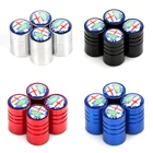 Чехол для автомобильного колеса крышки стержня вентиля шины, из алюминиевого сплава, для Alfa Romeo 159, 156, 147, Giulietta Mito, Stelvio, 4 шт.