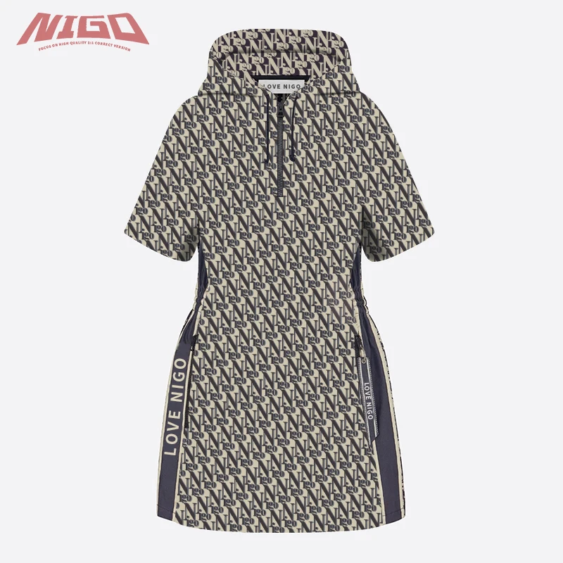 

Короткое платье с капюшоном # nigo317 21ss