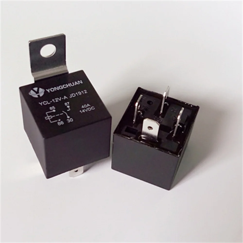 100PCS High Quality Automobile relay JD1914/JD2914 JD1912/JD2912 DC 12V/24V 40A car 4pin 5pin with Square iron piece | Мебель