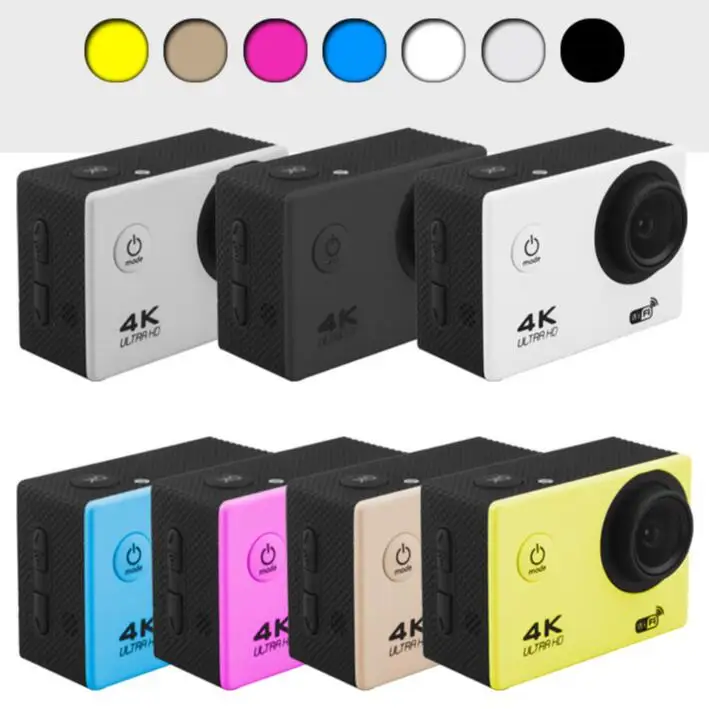Купить Экшн-камера SJ4000 Ultra HD, 4K/30fps, Wi-Fi, 2,0 дюйма, 140D, Подводная Водонепроницаемая камера, Спортивная камера для шлема Vedio, GoPro