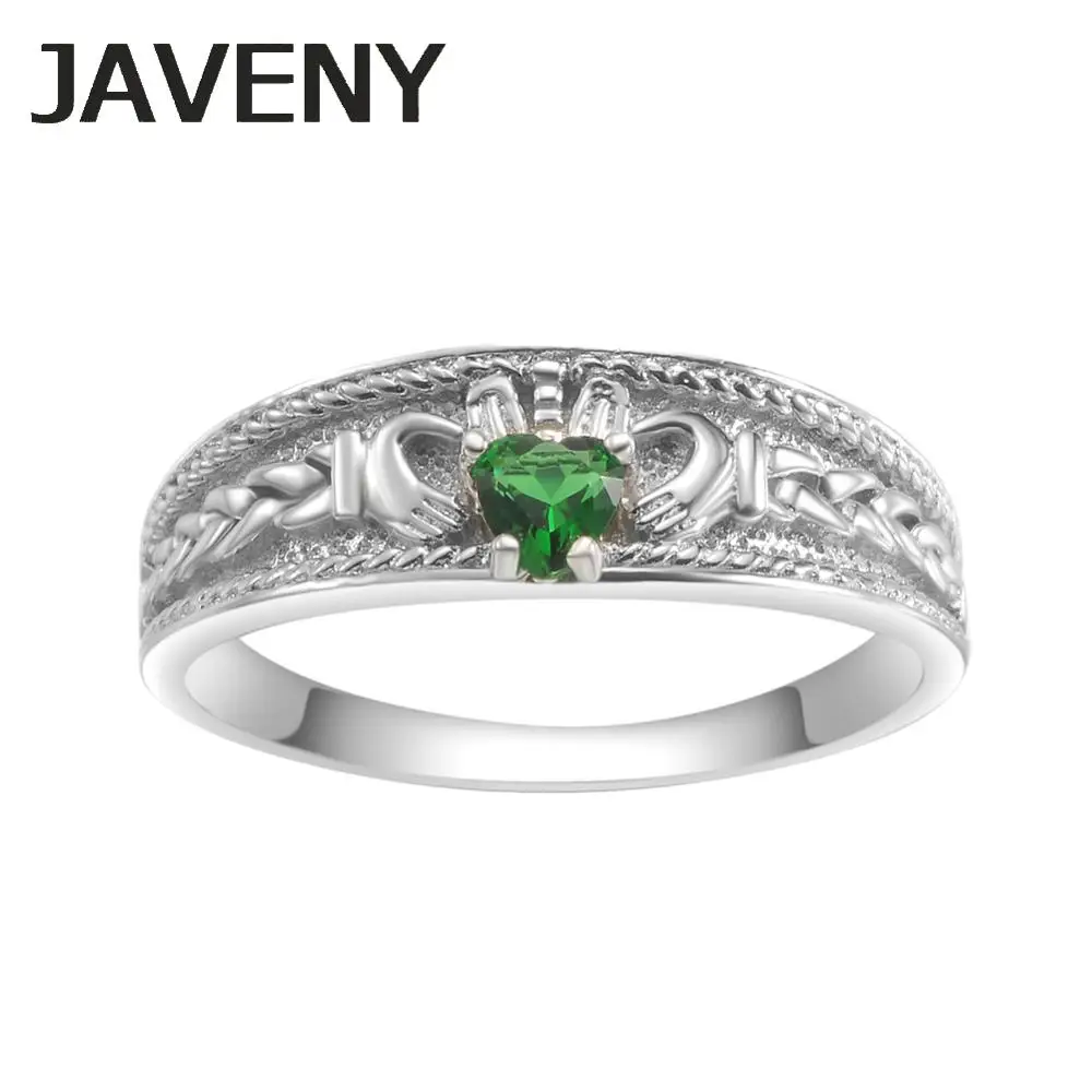 925 серебро ирландское Celtics Claddagh обещание для невесты свадьбы помолвки кольца Для