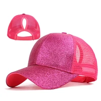 2021 womens ponytail baseball cap men snapback summer mesh hat female fashion hip hop hats casual adjustable outdoor