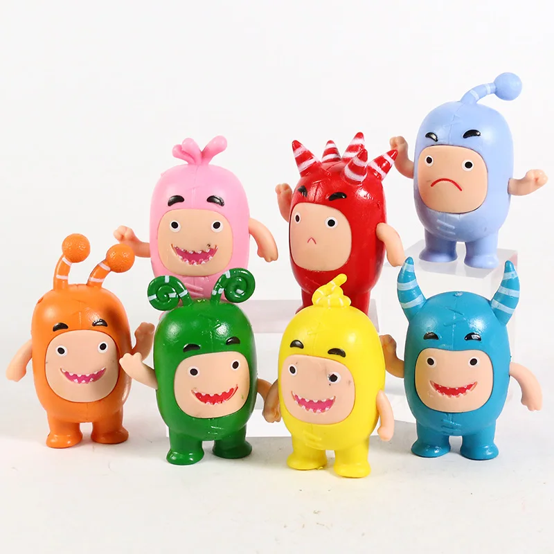 Горячая Распродажа 7 см Oddbods игрушечные фигурки из мультфильма милый