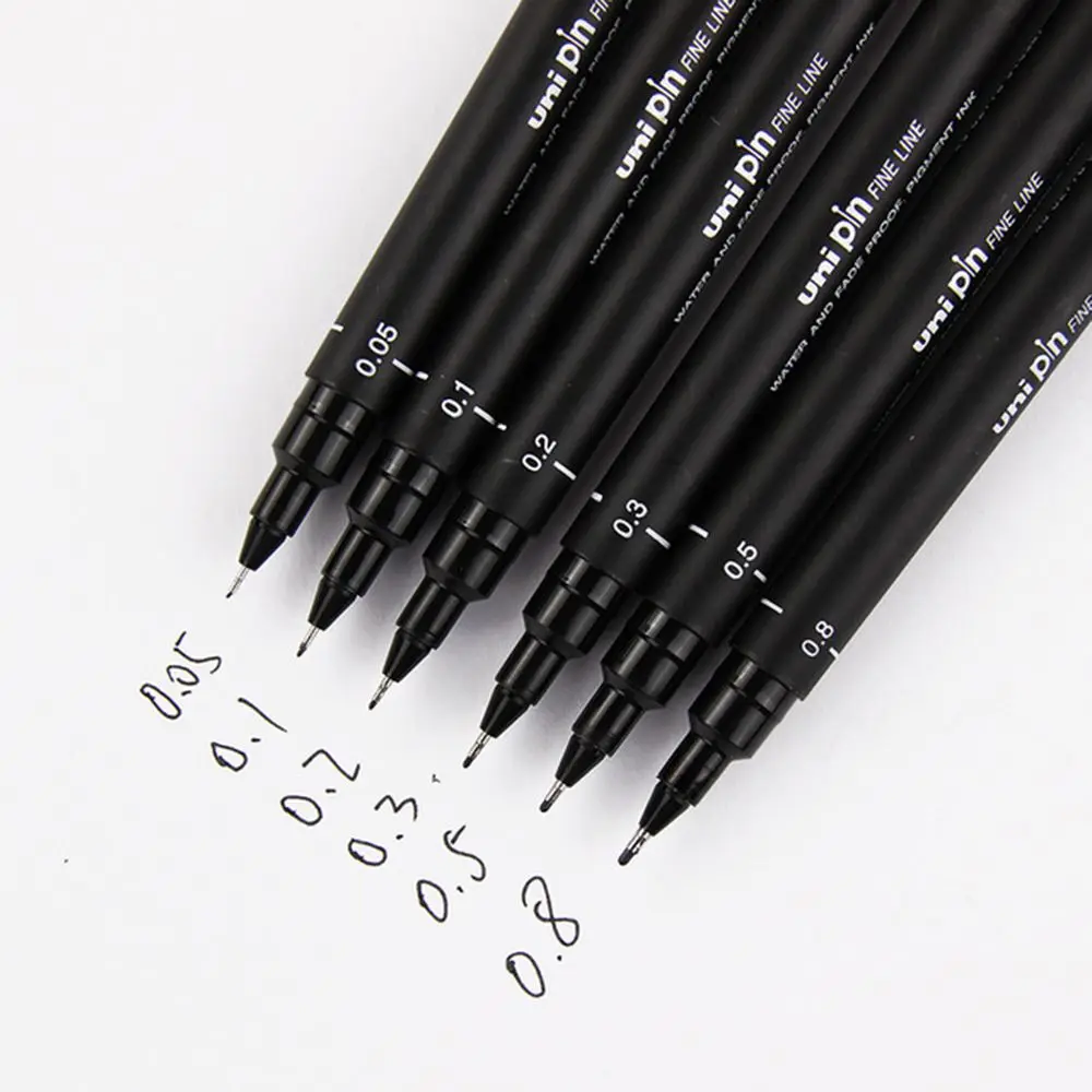 Ручка для рисования Fineliner 005 01 02 03 05 08 водостойкая аниме-комикс не цветущие