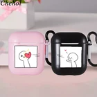 Модный чехол для Apple Airpods Pro 1 2, Мягкая силиконовая беспроводная гарнитура Bluetooth, наушники, коробка, чехол s, Защитные чехлы для наушников