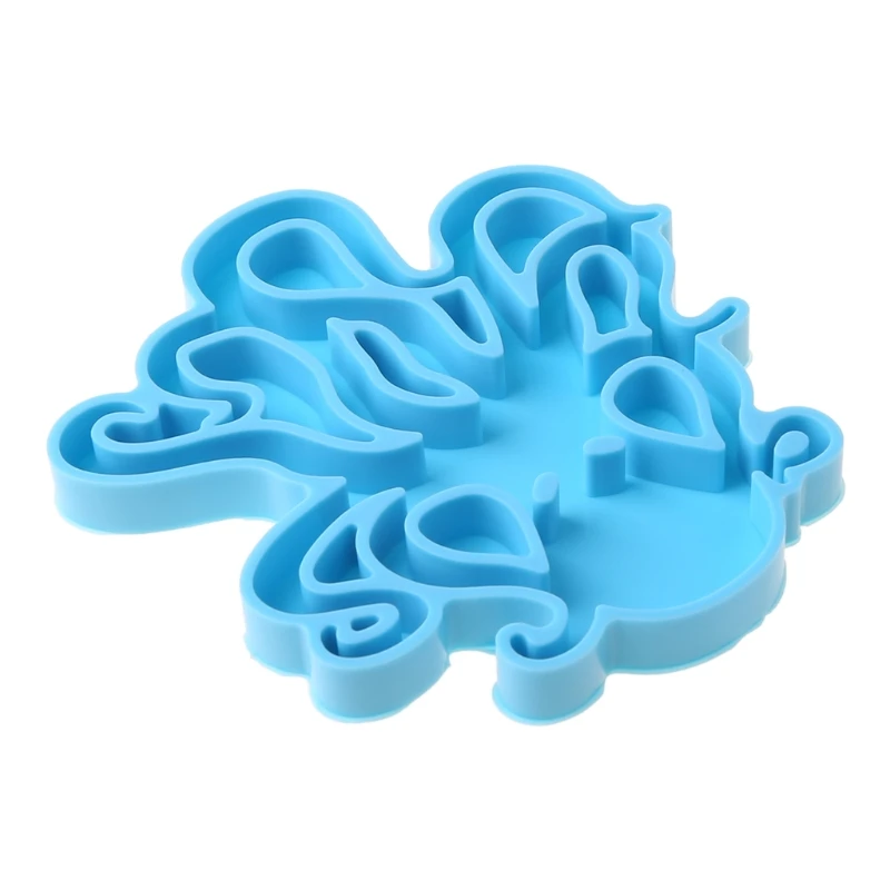 

Crystal Epoxy Resin Mold Coaster Casting Silicone Mould DIY Crafts Cup Mat Tool 85LB