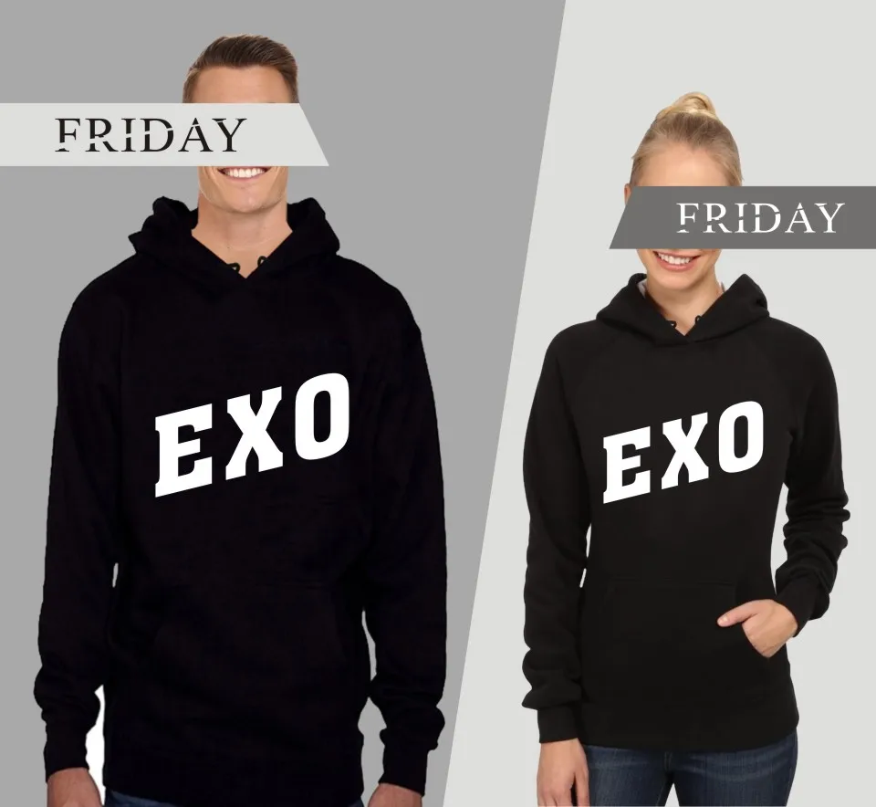 Модные толстовки EXO KPOP для мужчин и женщин толстовка с капюшоном мальчиков k pop KRIS