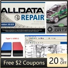 Программное обеспечение для ремонта автомобилей Alldata 2020 Горячая Распродажа, 10,53, с поддержкой технологии chel Tech для легковых и грузовых автомобилей, Vivid Workshop, жесткий диск 750 Гб, USB3.1v
