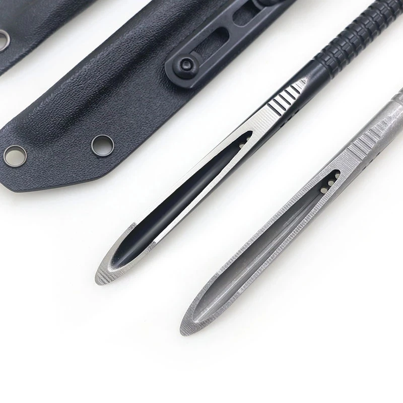 TCP-P Crowbar Puerh Tea Needle Outdoor EDC Survival Hand Tool K Sheath 440c Stainless Steel Practical Puer Knife Kung Fu set | Спорт и