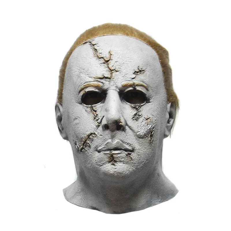 Хэллоуин пугающая маска Mystery Michael Myers Maske Movie horror латексная для косплея маскарадные