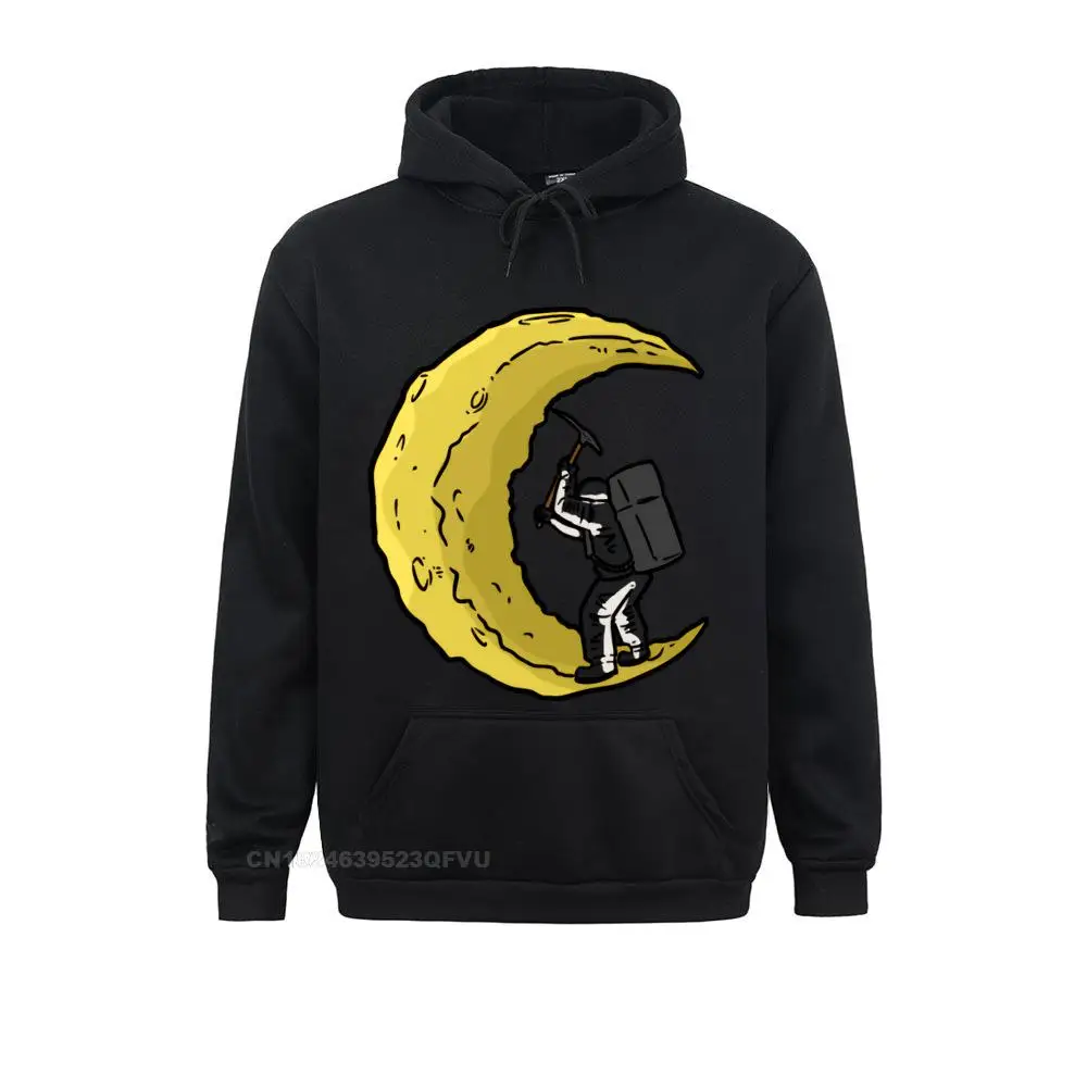 Crescent Moon And Man Cotton Harajuku Women Latest Camisas Young Pullover Hoodie Gift Father Day Black Hoodie Harajuku Custom