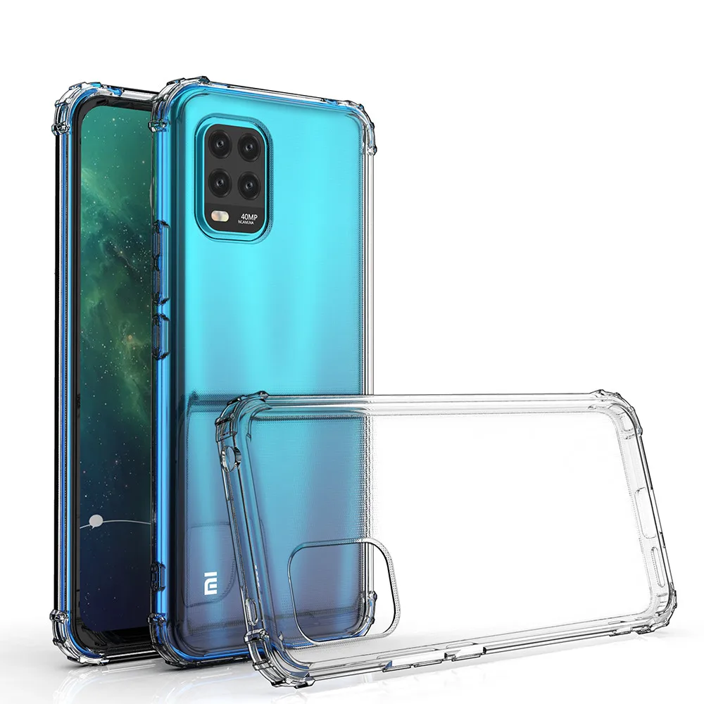

Clear Shockproof Case for Redmi 10X 5G K30 Note 9 9s 8T 8A 8 Pro for Xiaomi Mi 10 Lite 9SE 9T CC9E A3 Soft TPU Airbag Back Cover