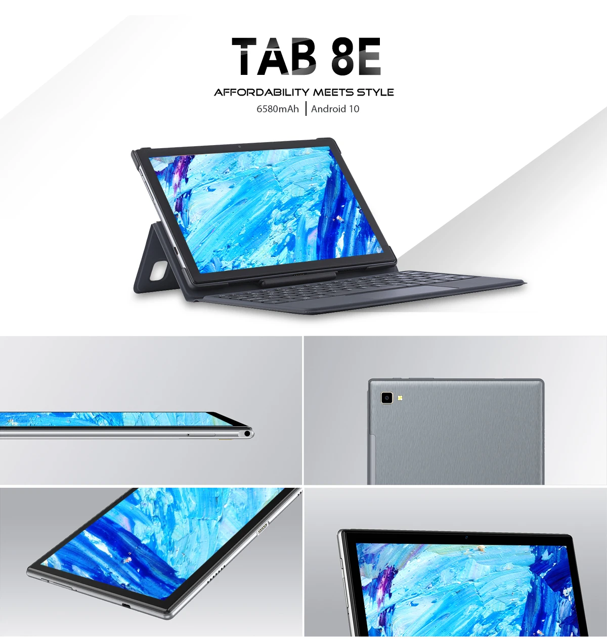 Blackview Tab 8E планшетный ПК 10 1 &quot3 ГБ + 32 Android SC9863A Octa Core 6 ГГц Wi Fi и Bluetooth TF карты 6580 мА/ч