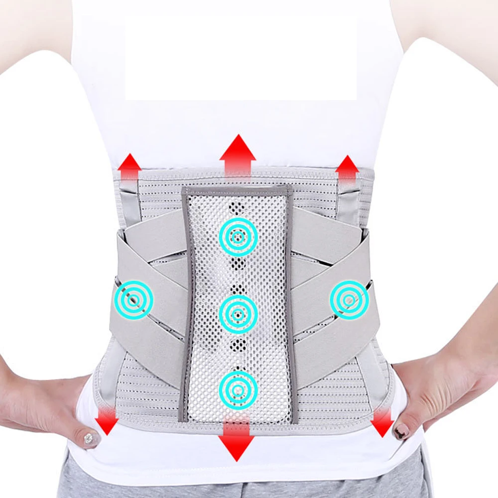 

Newest Design Self Heating Magnetic Steel Plate Scoliosis Care Lumbar Waist Support Belt Lower Back Brace Spine Support Corset