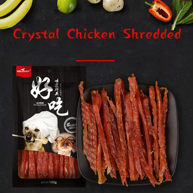 Корм для домашних животных кристалл курица грудь измельченная собака Закуски