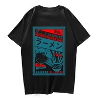 japanese harajuku t shirt men summer hip hop graphic t shirts dolphin noodle ship cartoon streetwear tshirts top cotton