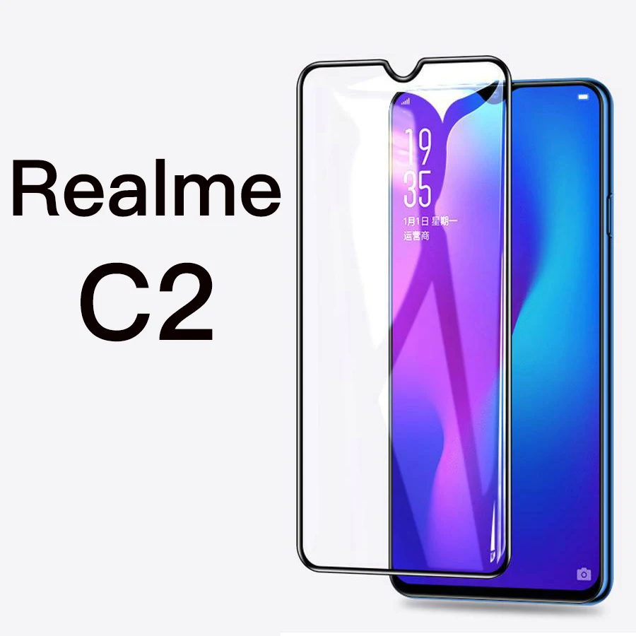 Realme C2 GFAITH для Realme 3 Защитная пленка для экрана, 3D Полностью закаленное стекло для экрана для Realme 3 Pro 2 Pro C2 стекло Realme 5 Pro X2 Pro - Цвет: Realme C2