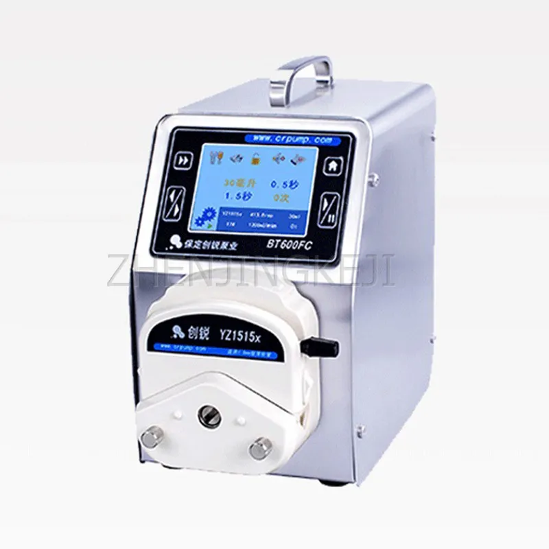 

Intelligent Distribution Type Peristaltic Pump Stainless Steel Case Fruit Juice Filling Metering Pumps Fluid Transmission Tools