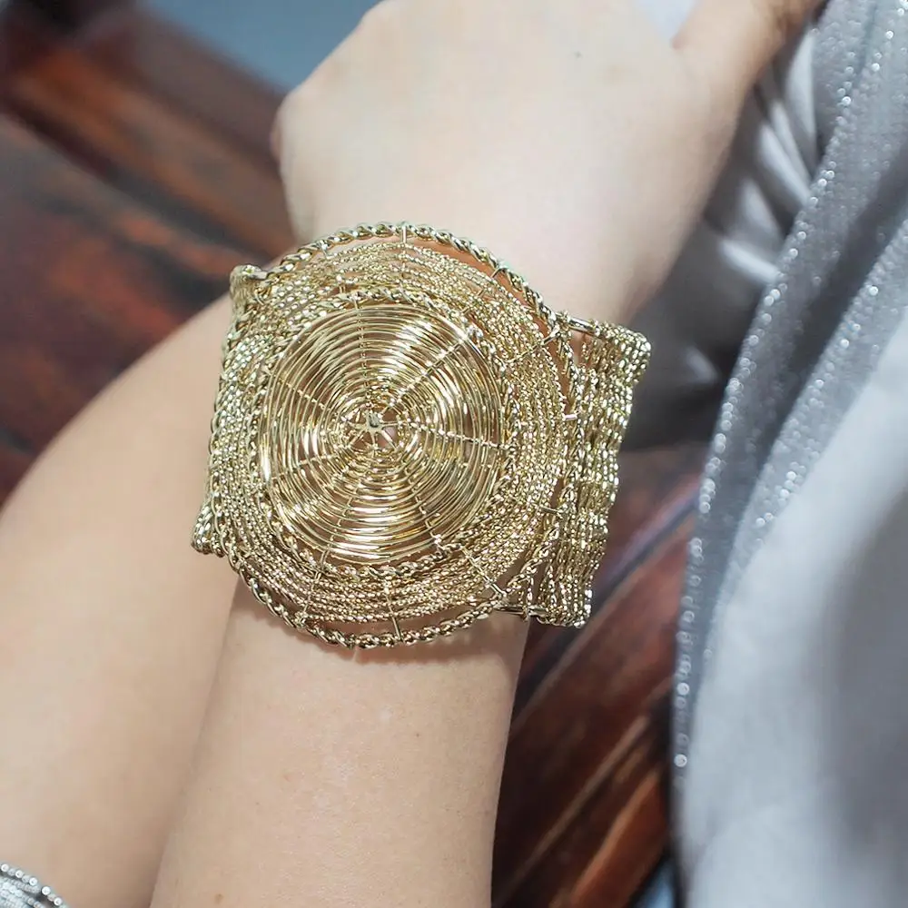 MANILAI индийские большие металлические браслеты и из сплава|Браслеты| |