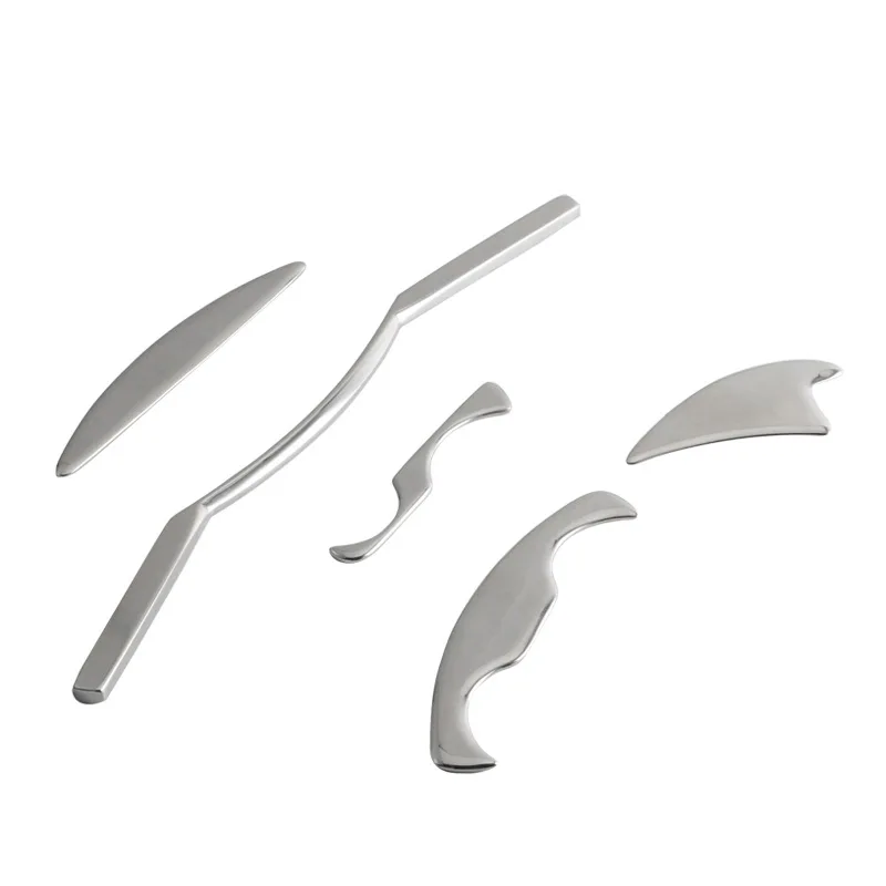 

5Pcs/Set Stainless Steel Gua Sha Massage Tool IASTM Therapy Smart Tools Full Body Muscle Tissue Relaxation Massager Health Care