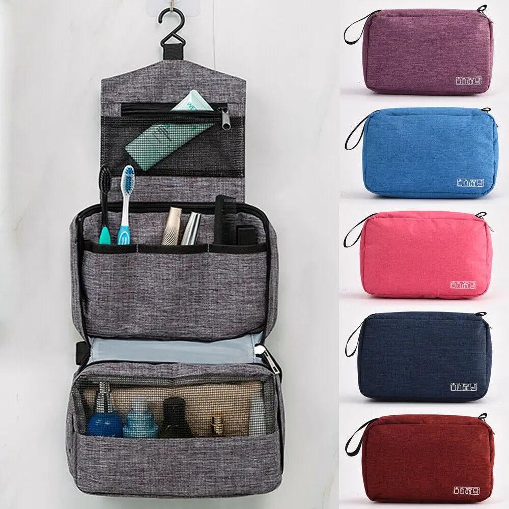 Женская и мужская водонепроницаемая подвесная сумка для туалетных