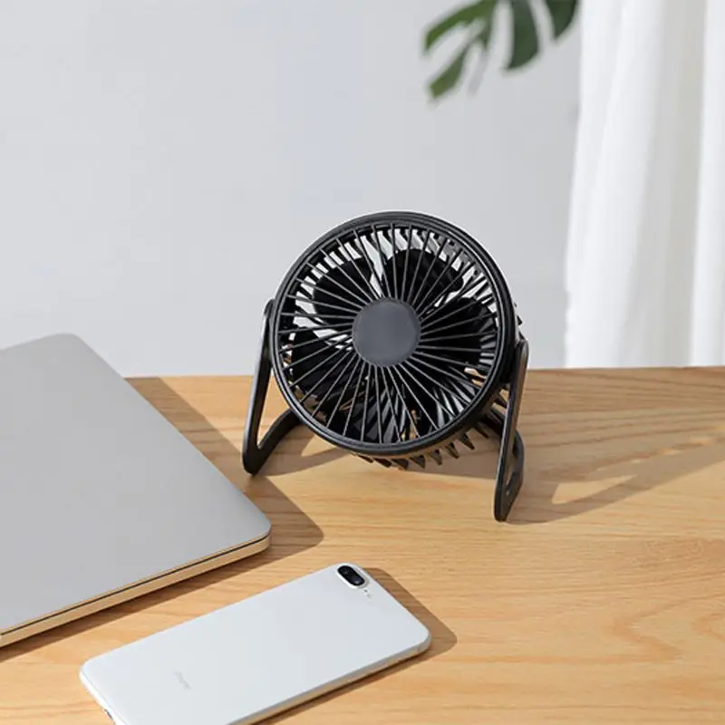 

USB Powered 5 Inch Portable USB Desk Fan with ON OFF Switch Personal Cooling Fan for Home Office Table Desktop Outdoor U1JE