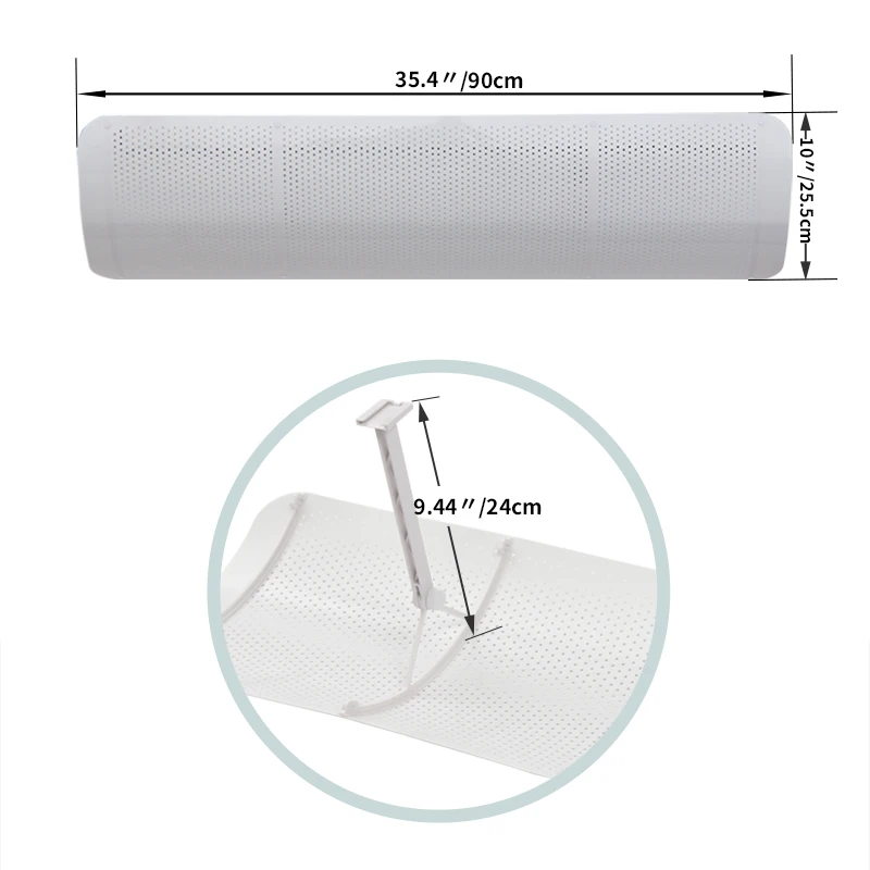 

Adjustable Air Conditioning Cover Wind Deflector Windshield home office Air conditioning Baffle bedroom Anti blow Accessories