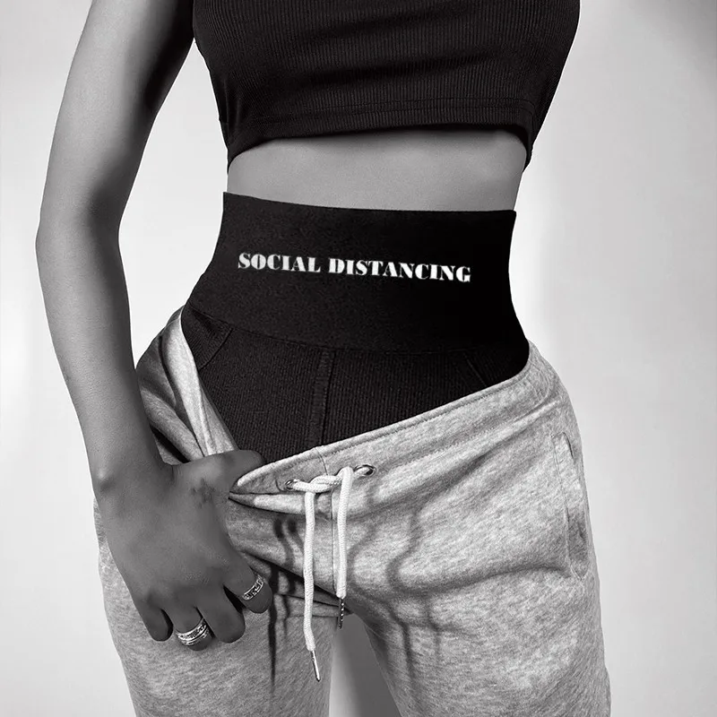 Hirigin черные трикотажные трусики в рубчик с надписью сексуальное нижнее белье