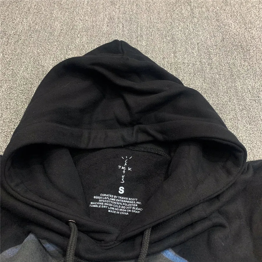 

Travis Scott Cactus Jack Corrupted Hoodie Women Men Pullover Hooded Oversized