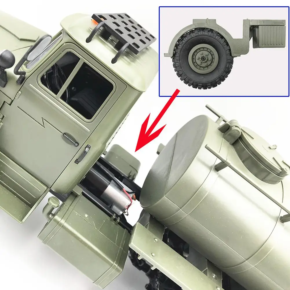 WPL: B24, B16, B36 военный прицеп нижний Радиоуправляемый автомобиль с дистанционным управлением металлические детали DIY модифицированная модель сборных игрушек
