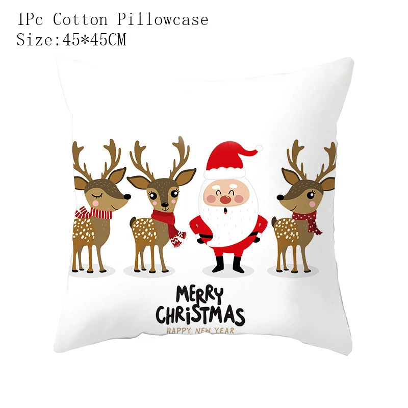 Наволочка для подушки на новый год 2020 рождественские украшения дома Рождество 2019
