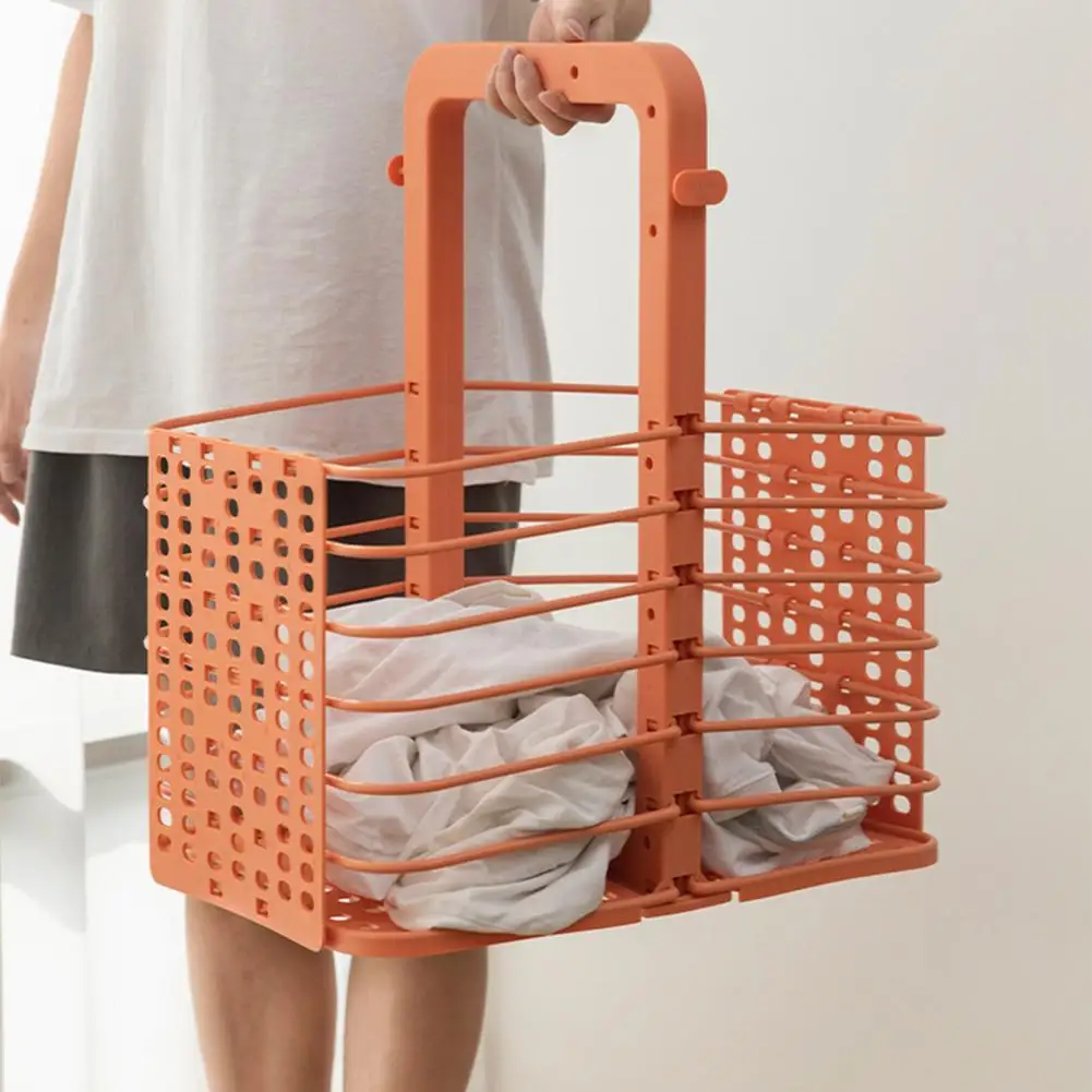 

Laundry Basket with Handle Collapsible Washing Clothes Laundry Hamper for Home