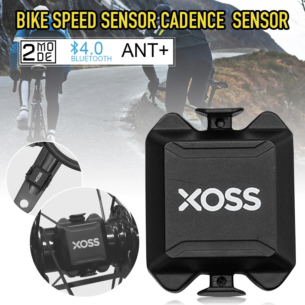 

Bicycle RPM Speed and Cadence Sensor IP54 Waterproof Bluetooth4.0/ANT+ Dual Mode Code Meter Smart Riding Accessory Recommend