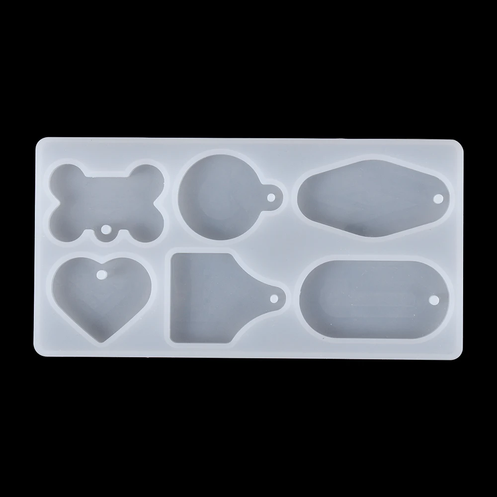 Бирки-подвески сделай сам из прозрачного силикона форма для эпоксидная смола