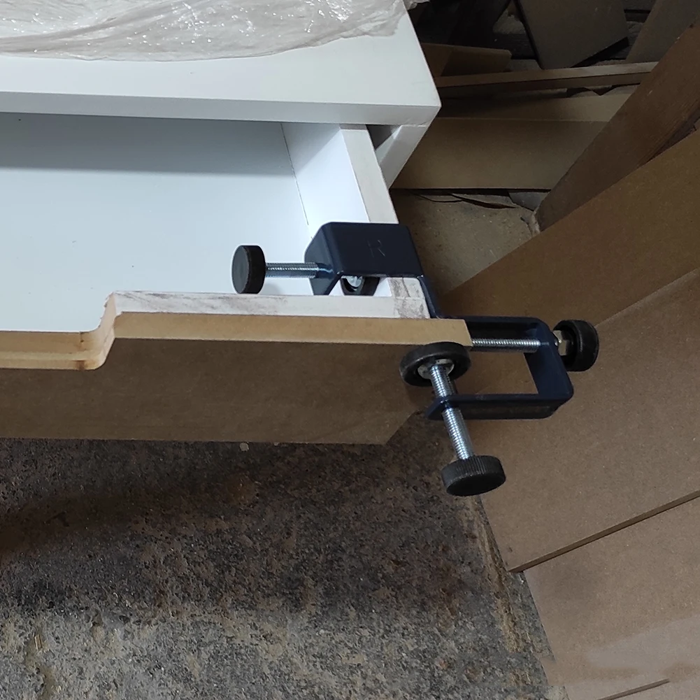 

2pcs Drawer Front Installation Clamps Aids Drawer Front Mounting Clamp Clip Set Professional Fixing Mounting Tool