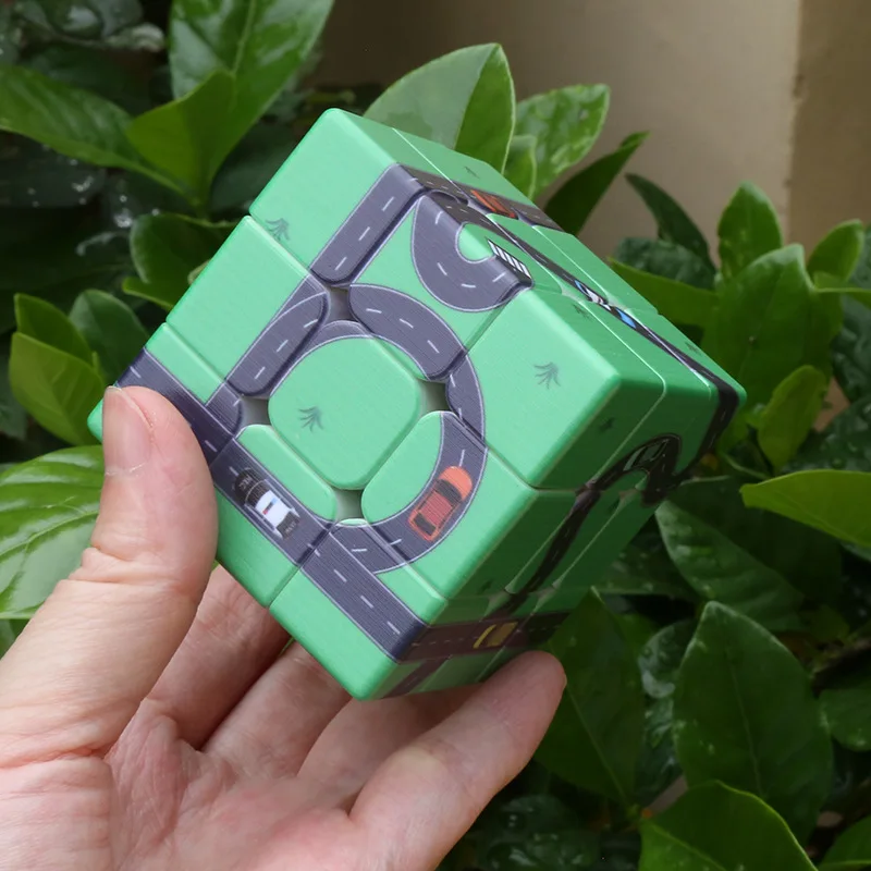 Green Highway УФ печать индивидуальные защиты зрения 3x3x3 Кубик Рубика для