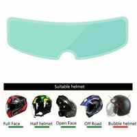 1pc motorcycle rainproof anti fog patch visor lens universal helmet film motorbike accessories for rain