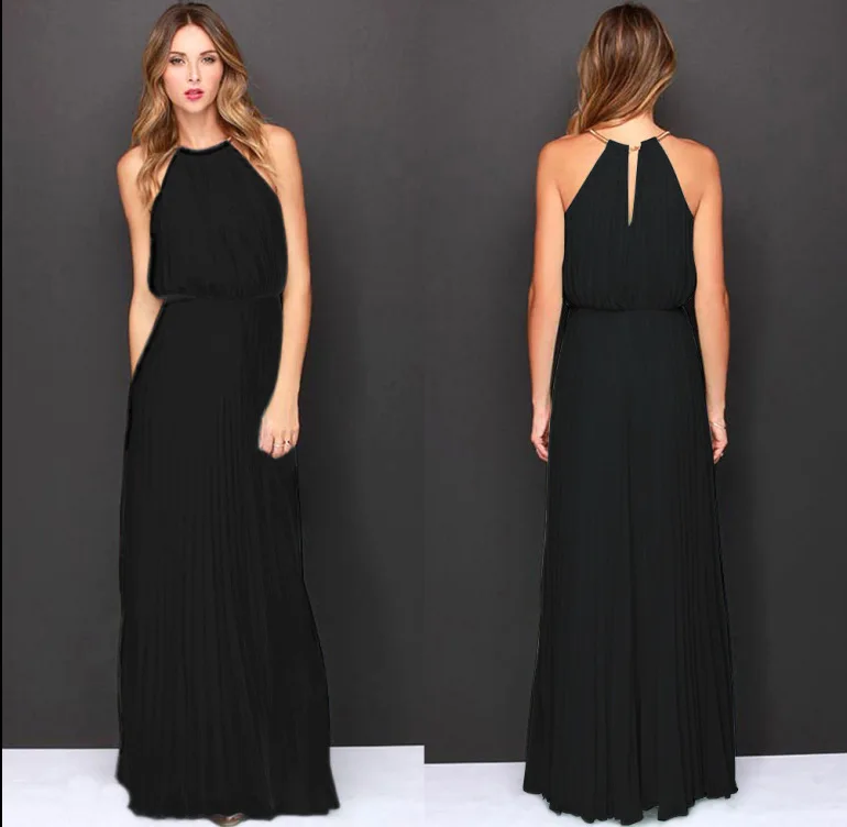 

Party Women Long Dresses Clothes Summer Maxi Dress Pink
